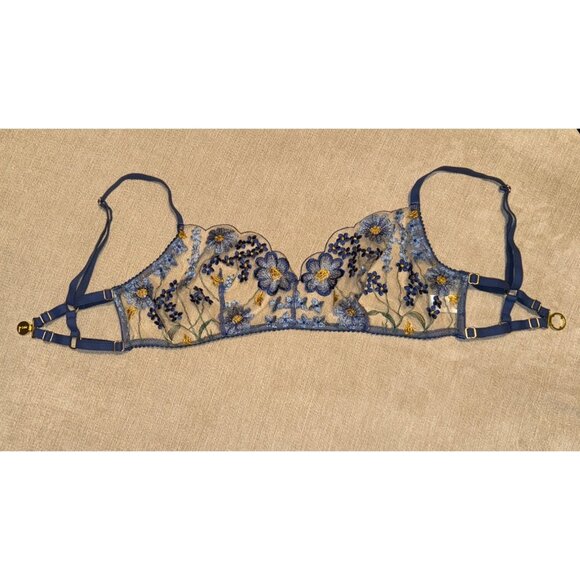 Posie Lingerie Hydrangea Bralette, Size L-XL - Picture 6 of 11